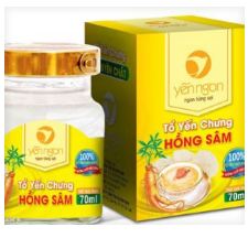 Tổ yến chưng hồng sâm